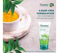 Kalanka-Herbals Purifying Neem Face Wash Set With Face Scrub & Face Mask Natural Moisturising Facial Cleanser With Goodness Of Neem And Turmeric, Deeply Cleans Pores And Pimples- Set Of 3