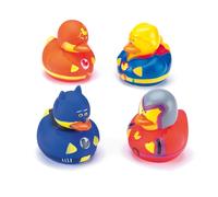 KALANKA-Hero Lot de 6 Canards en Caoutchouc pour Enfants avec Sac de Fête et Jouet Amusant pour Le Bain