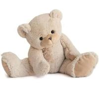 KALANKA-HISTOIRE D'OURS - Grande Peluche Ours Tout Doux - Beige - 35 cm - Collection Calin'ours - Idée Cadeau Enfants & Naissance - Doudou Câlin Confortable - Avec Boite Cadeau pour Offrir - HO1158