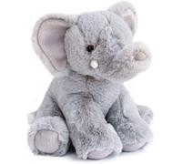 KALANKA-HISTOIRE D'OURS - Peluche Éléphant Doux de 25 cm - Elephant'dou Collection de Peluches - Couleur Gris - Idée de Cadeau pour Naissance - Lavable à 30°C pour un Entretien Facile. HO2901