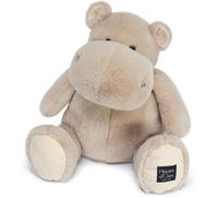 KALANKA-Histoire d'Ours - Peluche Hippopotame - Hip'Cool - Beige - 40 Cm - Grande Peluche Douce et Mignonne pour les Calins - Idée Cadeau de Naissance et Anniversaire pour Enfants - L'HIPPO - HO3094