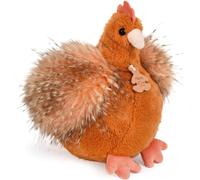 KALANKA-Histoire d'Ours - Peluche Poule - Animal de la Ferme - Poulette orange - 20 Cm - Mignonne et Douce - Idée Cadeau de Naissance et Anniversaire Fille et Garçon - HO3161