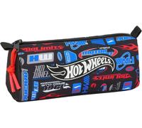 Kalanka-Hot Wheels - Trousse Avec Fermeture Éclair Et Compartiment, Trousse Pour Enfant, Idéale Pour Les Enfants D'âge Scolaire, Confortable Et Polyvalente, Qualité Et Résistance, 21 X 7 X 8 Cm