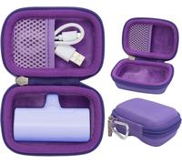 KALANKA-Housse Protection Compatible avec iWALK/Veger/Charmast 4800/4500/3350mAh 5000mAh Mini Batterie Externe Chargeur Power Bank(Violet,Housse Only)