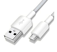 KALANKA-Huawei Câble de données / câble de charge - Micro USB - Gris/blanc - Compatible avec les téléphones portables Huawei avec port micro USB