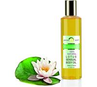 Kalanka-Huile De Massage Sensuel Pure Végétale Lotus 200 Ml ¿ Apaisante Et Adoucissante ¿100% Pure Et Naturelle ¿ Prévention Des Vergetures