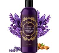 Kalanka-Huile De Massage Sensuelle Huile W/Lavande Pure - Relaxing Huile D'amande Et Jojoba - Femmes Et Hommes Â € « 100% Natural Therapy De La Peau Hypoallergénique - Usa Made