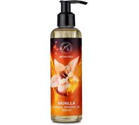 Kalanka-Huile De Massage Vanille 200ml - Mélange Naturel De Pépins De Raisin Et Amande - Huile Corporelle - Huile Massage Relaxante