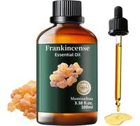 Kalanka-Huile Essentielle D'oliban Pure, Huile De Résine Naturelle, Qualité Thérapeutique Huile De Oliban Pour Aromathérapie, Soins Cutanés, Diffuseur, Méditation, Bougies,Bureau/Maison - 100ml