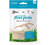 Kalanka-Humble Natural Dental Floss Picks - Flossers - Bâtonnets De Soie Dentaire - 4 X 50 Paquets