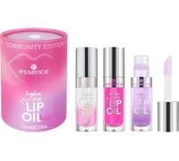 Kalanka-Hydra Kiss Lip Oil Trio Huiles À Lèvres, Avec Huiles, Brillant, Sensation De Rosée, Scintillant (12ml)