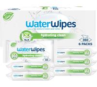Kalanka-Hydrating Clean Baby Wipes, 360 Unités (6 Paquets), 99 % D'eau Avec Aloe Vera, 3-En-1 Nettoie, Soigne, Hydrate, Non Parfumées, Emballage Pouvant Varier