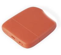 Kalanka-- Ice-Powerbank - Batterie Externe 5000 Mah Avec Lumière Tactile Intégrée Adaptée À Tous Les Smartphone Iphone,Samsung,Huawei,Xiaomi,Lg,Tablette En Plastique Recyclé Certifié Grs - Orange