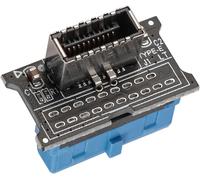 KALANKA-ieron Adaptateur de panneau avant USB 3.0 19 broches vers 3.2 type C monté à l'avant 9 broches vers type E 20 broches pour systèmes de support \u2013 WinXP/7/8/10 32/64 bits/Mac/Linux