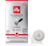 KALANKA-illy Dosettes de Café Espresso, Goût Classique pour Café Long 100% Arabica - Boîte de 18 Dosettes