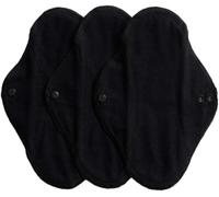 Kalanka-Imsevimse Lot De 3 Protège-Slips Active En Coton Bio Noir