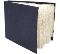 KALANKA-Indigo Rag Book Carnet à Dessin, Coton Carton, Blanc, Paysage A6, Set de 36 Pièces