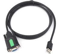 KALANKA-Industrial USB to RS232 Serial Adapter Cable, USB Type A to DB9 Female Port, Original FT232RL Chip, 1.5m, for Industrial Control Equipment & Applications with High Communication Requirement