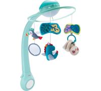 Kalanka-Infantino 3-In-1 Musical Mobile, Mobile Transformable Into A Projector And Night Light With Alarm Mode, 6 Built-In Melodies And 4 Nature Sounds, Blue