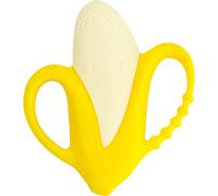 Kalanka-Infantino Lil` Nibbles Anneau De Dentition En Silicone Texturé, Jouet De Dentition Pour Bébé Sans Bpa, Doux, Facile À Saisir, Stimulation Sensorielle Pour Nourrissons, Banane