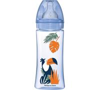 Kalanka-Initiation+ Biberon Tétine 3vitesses Débit 3 +6mois Bleu 330ml