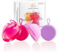 Kalanka-Inly Zen - Coupes Menstruelles Disque ¿ Confort Ultime, Réutilisables, Flexibles Et Éco ¿ 1 Coupe = 4 Tampons ¿ Jusqu¿À 12h De Protection ¿ 2 Tailles ¿ Sûres Et Hygiéniques.
