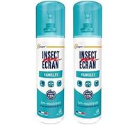 Kalanka-Insect Ecran - Anti-Moustiques - Spray Répulsif Peau - Protection Contre Les Piqûres De Moustiques - Familles - 100 Ml (Lot De 2)