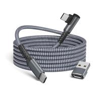 KALANKA-iPhone 16 15 Max Charger Cable, USB C to USB C 100W Right Angle with 2M USB Adapter, Type C PD Cable Fast Charge for iPad 10 Pro 11 Air 4 5 Mini 6 7 2024 2022 2021, Samsung Galaxy S24 A55