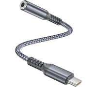KALANKA-iPhone 16 16e 17 Aux Adaptateur 0.6FT/0.18M,USB C vers 3.5mm Audio Convertisseur,Type C vers Jack 1/8 Pouce pour Apple 15 Pro Max Plus,iPad 10 Pro Mini 6,Samsung Galaxy S25 S24,Z Fold Flip 7