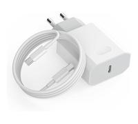 KALANKA-iPhone Chargeur Rapide, 20W USB C Adaptateur Secteur Prise, Certifi¿¿ Apple MFi Chargeur Bloc Compatible avec iPhone 17/16/16 Plus/16 Pro/16 Pro Max/15/iPad Air/AirPods, avec 2M Cable de Type-