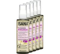 Kalanka-Isana Huile Nettoyante Nourrissante, 500 Ml (5 X 100 Ml Flacons) - Nettoie En Douceur Le Visage, Les Lèvres Et Les Yeux - Convient Particulièrement Aux Peaux Sèches Et Sensibles