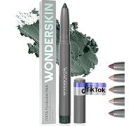 Kalanka-Iykyk Bâton De Fard À Paupières \U2013 Bâtons De Fard À Paupières Longue Tenue, Scintillant Et Imperméable Avec Taille-Crayon Intégré (Fumée Verte)