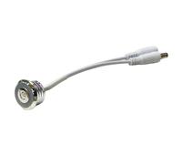 Kalanka-Jandei ¿ Interrupteur Pour Allumage Ou Arrêt Et Variateur D'intensité Tactile Pour Bandes Led Et Équipements 12 Vdc Ou 24 Vdc, Variateur Encastré Avec Forme Cylindrique Pour Intérieur (Blanc)