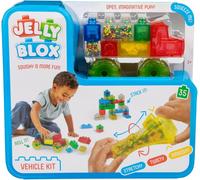 KALANKA-JELLY BLOX - Vroom Kit - 35 Blocs de Construction Tactiles pour Créer un Camion- Jeu de Construction pour Enfants dès 2 Ans - Expérience Sensorielle avec Blocs Extensibles, Souples et Flexibl