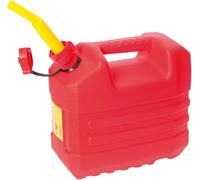 Kalanka-- Jerrican Essence 10 L - Avec Bec Verseur Rigide - Homologué Pour Carburant Et Hydrocarbures - 32,1 X 17,8 X 30,1 Cm - Rouge