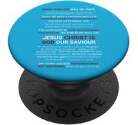 Kalanka-Jésus-Christ Est Dieu Notre Sauveur 1 Cor 15 1-4 Popsockets Popgrip Adhésif