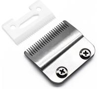 Kalanka-Jeu De Lames De Rechange Réglables Professionnelles #2161 - Compatible Avec Tondeuses Wahl 5 Star Series Senior Cordless, Magic Clip, Super Taper Modèles 8148/8504/1919 (Argenté)