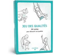 KALANKA- Jeu des qualités Langue : Français 64 Cartes pour découvrir Ses qualités Outil pédagogique Estime de soi 256 qualités humaines à découvrir Compétences psychosociales