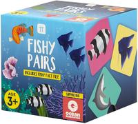KALANKA-Jeu pour Enfants avec Thème Poisson 36 Cartes instantanées pour Enfants avec Faits sur l'océan, Paires