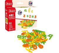 KALANKA-JeuJura - Loisir Créatif - Comme à l'école - 50 lettres, chiffres et signess aimantés