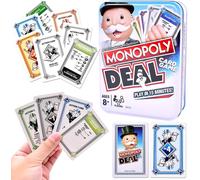 Kalanka-Jeux De Cartes Monopol-Y, Jeu De Société Deal, Jeu De Cartes À Jouer Rapide Pour 2-5 Joueurs Jeu De Plateau Classique Joueurs Jeu De Voyage Pour La Famille Et Les Enfants -A