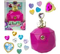 KALANKA-JEWEL SECRETS, Pack Bague Magique & Joyaux, Loisirs Créatifs, Transforme des Pierres en Joyaux pour Créer des Bijoux, 1 Boite à Bijoux Magique, 6 Pierres (12 Joyaux), 1 Bague, Dès 4 Ans, Jew0