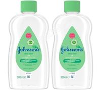 Kalanka-Johnson's Baby - Huile Avec Aloe Vera Pour Bébé 300 Ml X 2 Unités - Pack Promoo