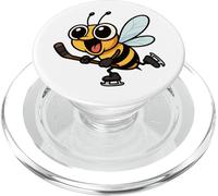 Kalanka-Joli Hockey Sur Glace Abeille Dessin Animé Patinage Amusant Popsockets Popgrip Pour Magsafe