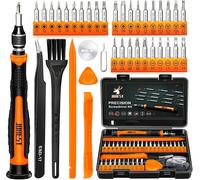 KALANKA-JOREST 38Pcs Kit Tournevis de Précision, Outillage Set avec Torx T1 T2 T3 T4 T5, TR5 T6 T7 T8 T9 T10 T15, Triwing Y00, Etoile P2/5, -1.0/2.0, etc, pour PS4, Xbox, Switch, Macbook, PC, Lunette