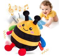 KALANKA-Jouet Bebe 6-18 Mois ¿ Peluche Abeille Musicale, Dansante Et Rebondissante, Jouet Interactif Jeux Eveil Bebe, Cadeau Enfant 1 2 3 Ans