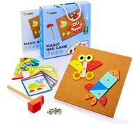 KALANKA-® Jouet Clou Marteau Montessori - Jouet Enfant 4 Ans pour Stimuler l'Imagination, la Dextérité Manuelle et la Pensée Spatiale. Excellente Idée Cadeau Enfant 4 Ans.