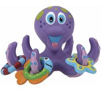 Kalanka-- Jouet De Bain Pieuvre Avec 3 Anneaux - Jouets De Bain Intéractif Pour Bébé Et Enfant - Poulpe Flottant - 18+ Mois