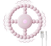 KALANKA-Jouet sensoriel vibrant à mâcher pour bébé pour autisme, jouets sensoriels pour bébés de 0 à 6 mois, 12 à 24 mois, facile à saisir, soulagement de l'autisme, du TDAH, de l'anxiété (rose)