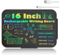 KALANKA-Jouets, planche à gribouiller plein écran de 40,6 cm pour garçons et filles de 2, 3, 4, 5, 6 ans, tablette d'écriture LCD rechargeable, bloc de dessin coloré, jouets d'apprentissage de voyage